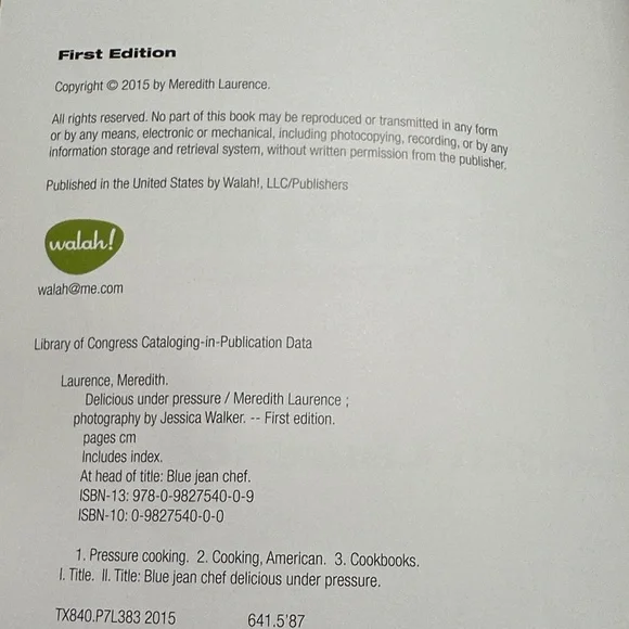 Delicious Under Pressure Cookbook by Meredith Laurence - Picture 3 of 5
